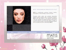 Tablet Screenshot of matis-paris.sk